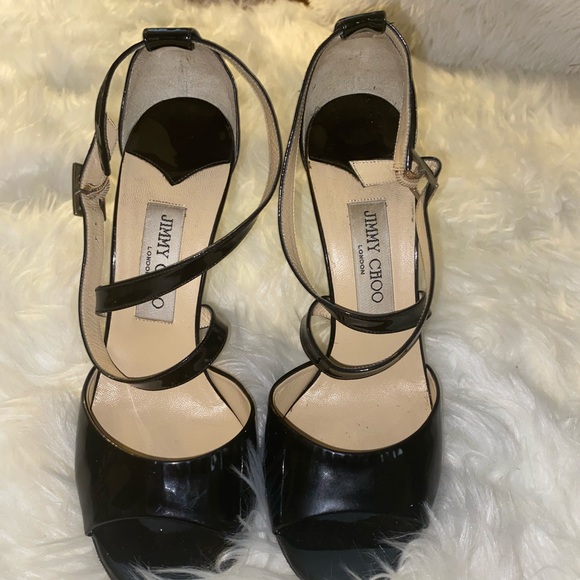 100% Authentic Jimmy Choo Stappy Heels - Picture 1 of 10